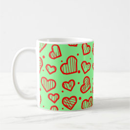 Mug Motif de cœurs - Inspiré de la Saint-Valentin