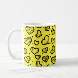 Mug Motif de cœurs - Inspiré de la Saint-Valentin