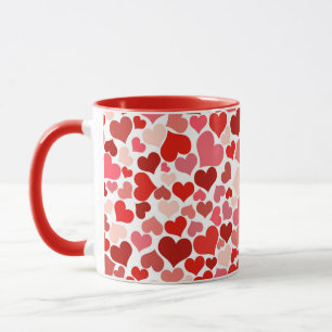 Mug Motif de cœurs multicolores-20367