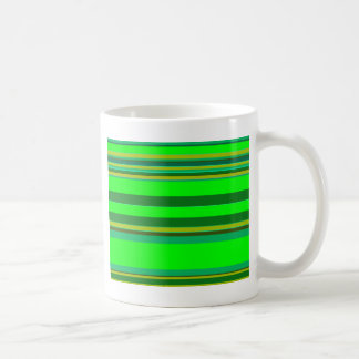 Mug Motif de concepteur Customisé de bande verte color