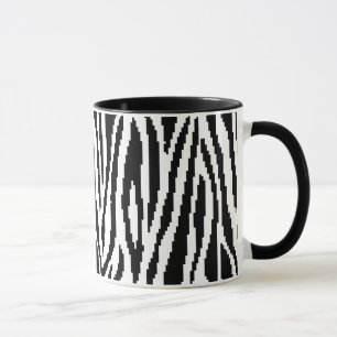 Mug motif de conception d'impression à 8 bits Pixel Ze