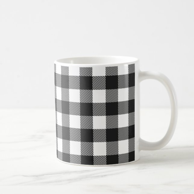 Mug Motif de contrôle du bison noir (Droite)