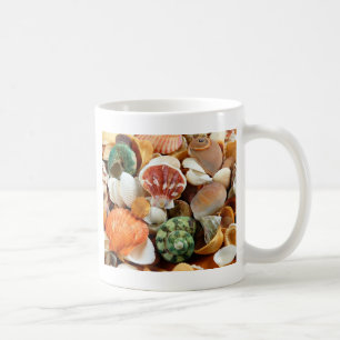 Mug Motif de coquillages colorés