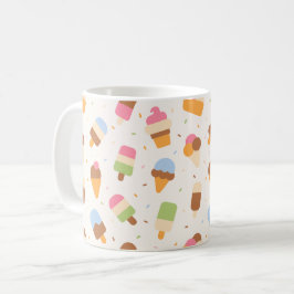 Mug Motif de crème glacée, cône de crème glacée, Popsi