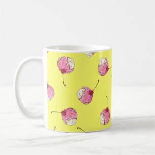 Mug Motif de crème glacée hachée cerise