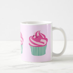 Mug Motif de cupcakes roses mignons pastel
