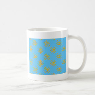 Mug motif de dessin 3D Jaune Sun