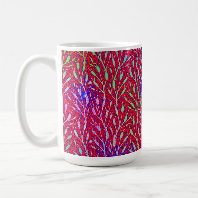 Mug Motif de fête de feux d'artifice scintillants  (Gauche)