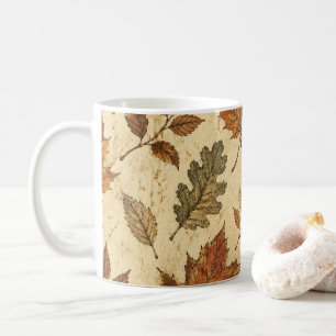 Mug Motif de feuilles d'automne – Botanique automnale