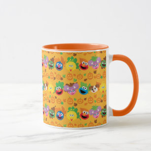 Mug Motif de feuilles d'automne de Sesame Street