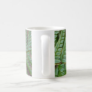 Mug Motif de feuilles de fougères vertes