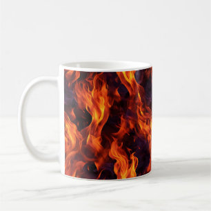 Mug Motif de flammes