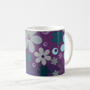 Mug Motif de fleur violette