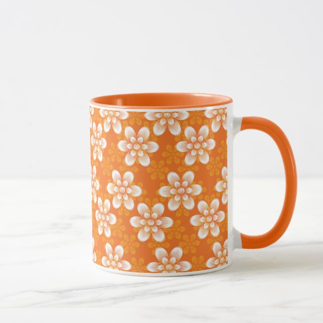 Mug Motif de fleurs (Droite)