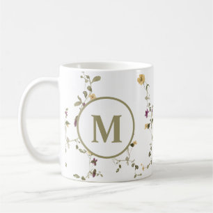 Mug Motif de fleurs colorées Fleur sauvage délicat