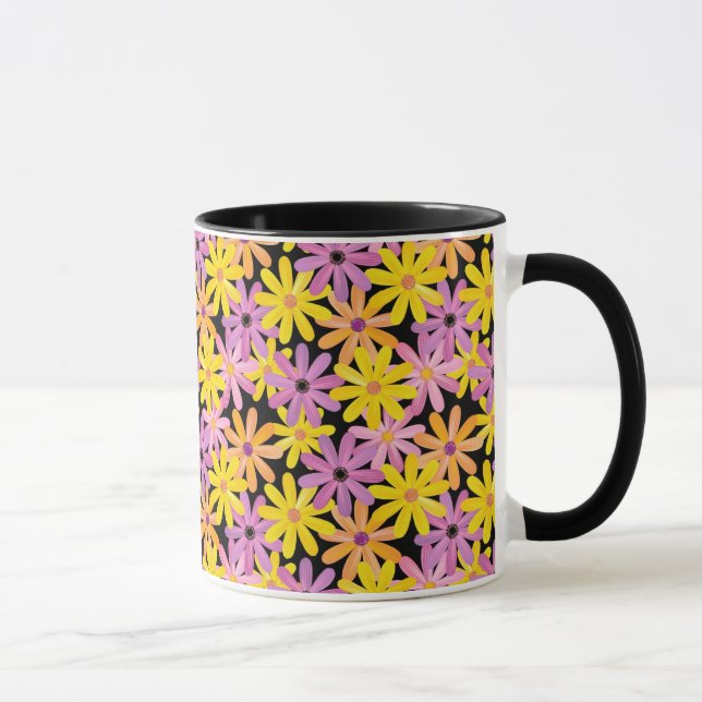 Mug Motif de fleurs de Gerbera, arrière - plan (Droite)