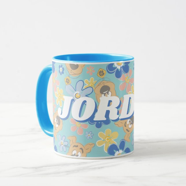 Mug Motif de fleurs Scooby-Doo (Devant gauche)