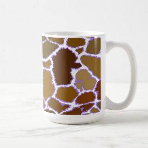Mug Motif de fourrure de Giraffe multicolore