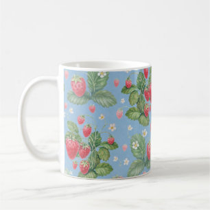 Mug Motif de fraise aquarelle