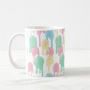 Mug Motif de glace fondue et de paillettes