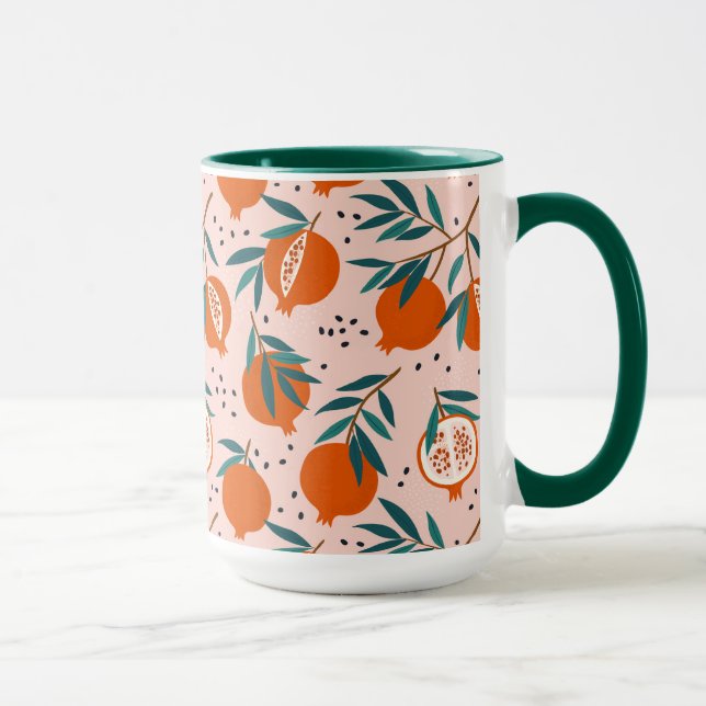 Mug Motif de grenade coloré (Droite)