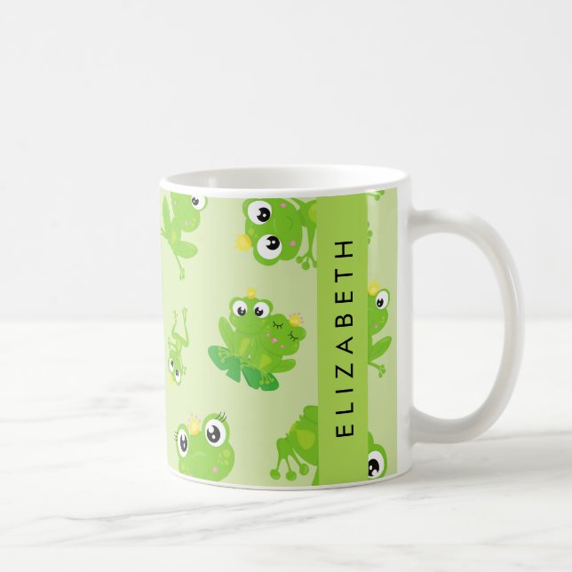 Mug Motif de grenouille, Grenouille verte, Prince de g (Droite)