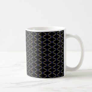 Mug Motif de grille or - Couleur Arrière - plan Person