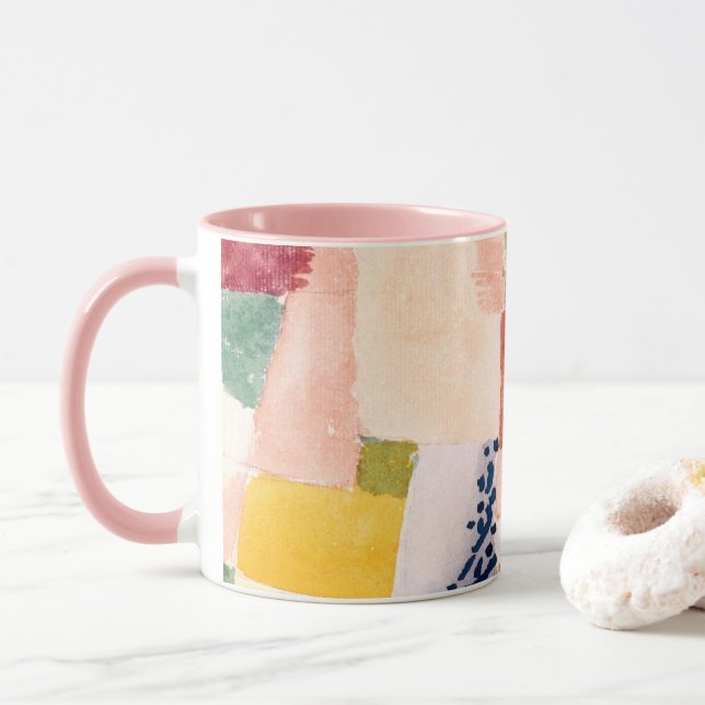 Mug Motif de Hammamet (1914) peinture de Paul Klee (Avec donut)