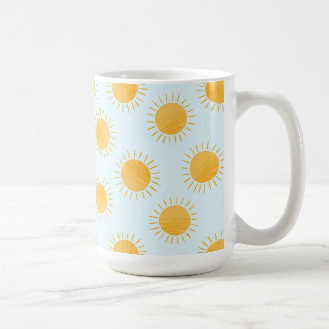 Mug Motif de la journée du Doodle Sunshine (Droite)