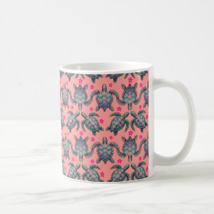Mug Motif de la tortue de mer