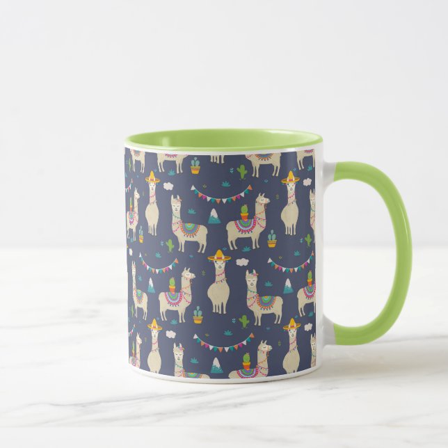 Mug Motif de lama de célébration (Droite)