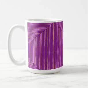 Mug Motif de ligne d'art géométrique Parties scintilla