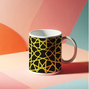 Mug Motif de lignes Abstraites personnalisable