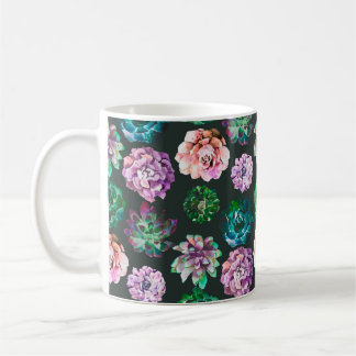 Mug Motif de l'illustration de l'aquarelle succulente
