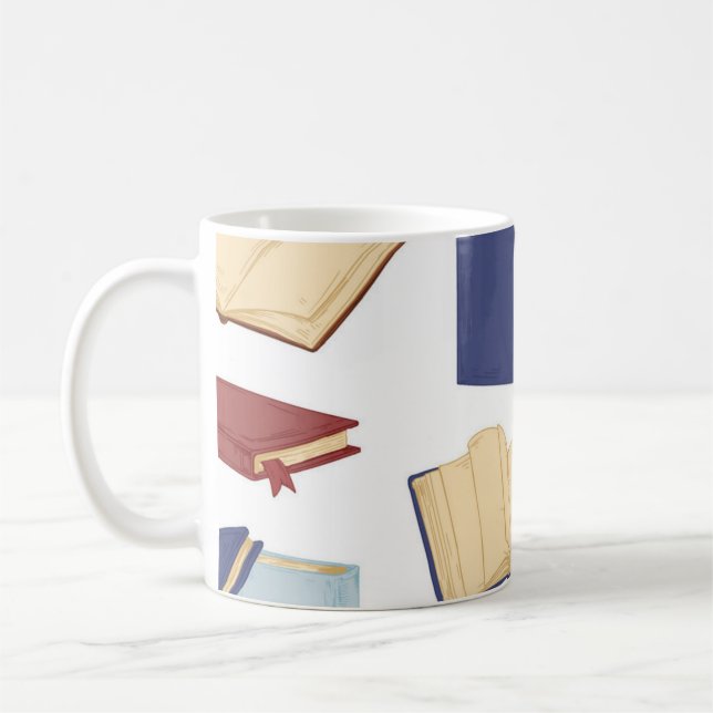 Mug Motif de livre (Gauche)