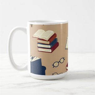 Mug Motif de livres de coin de lecture cosy