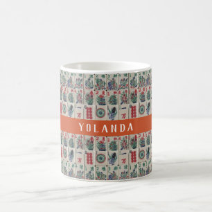 Mug Motif de Mahjong Tiles personnalisé