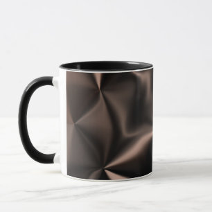 Mug Motif de mélange de bronze Abstrait