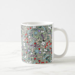 Mug Motif de microbiologie