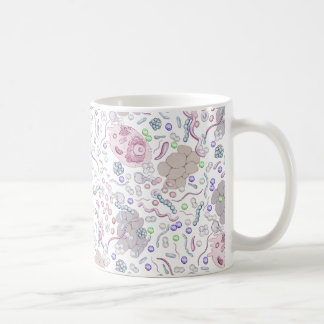 Mug Motif de microbiologie