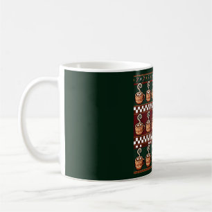 Mug Motif de Noël au cacao chaud en Pixel Art