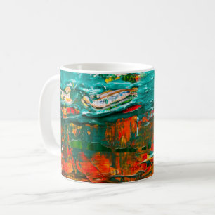 Mug Motif de peinture naturelle abstraite