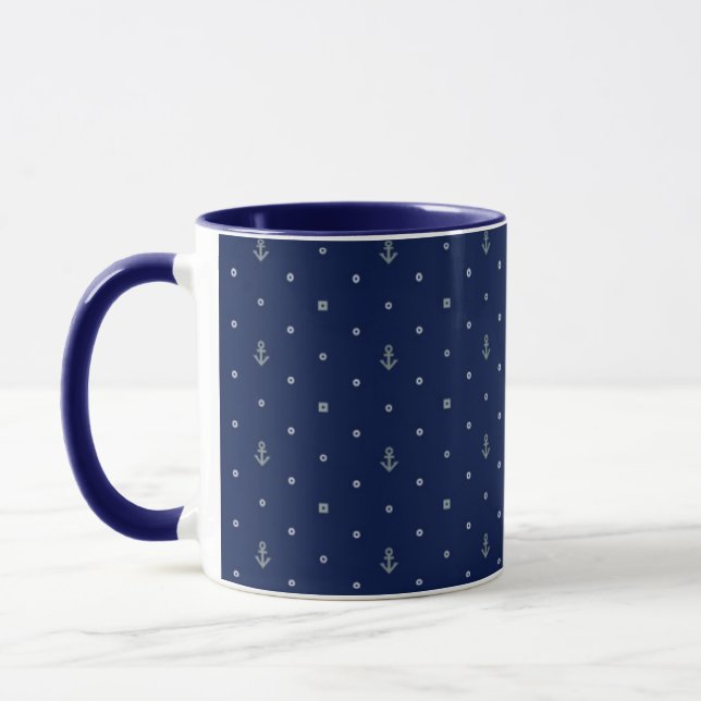Mug Motif de pois d'Ancre (Gauche)