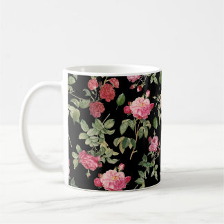 Mug Motif de rose rose rose noire moderne