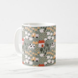 Mug Motif de scène de ferme mignonne