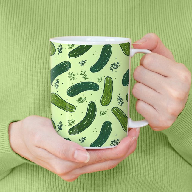 Mug Motif de sélecteur de broche à main (Pickle Pattern Mug)