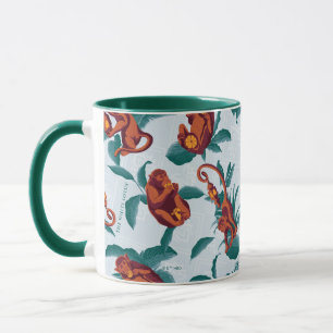 Mug Motif de singes joueurs du Lotus Blanc