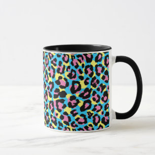 Mug Motif de Spots Neon Leopard