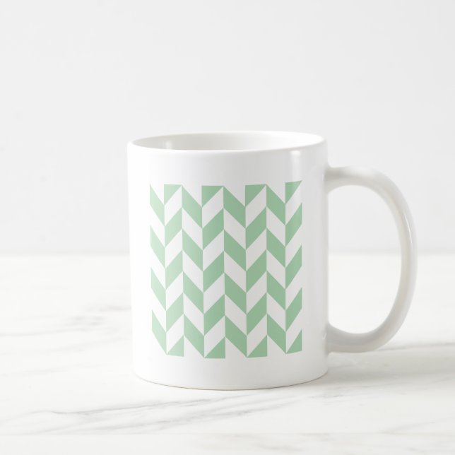Mug Motif de squelette vert à la menthe (Droite)