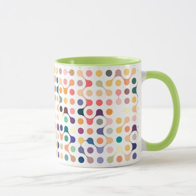 Mug Motif de structure moléculaire (Droite)